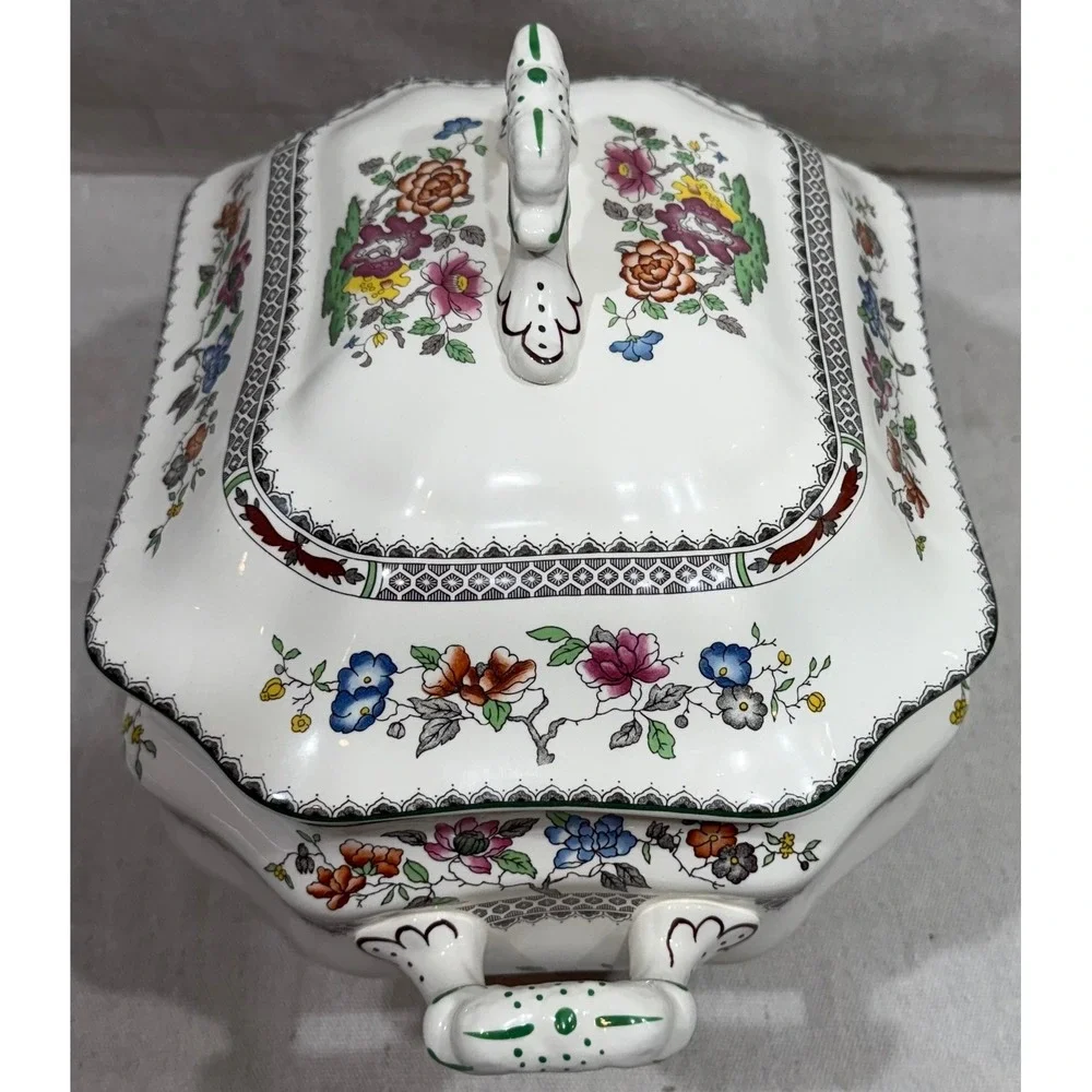 Spode Chinese Rose Soup Tureen with Lid 2/9253-AO Staffordshire England 1815